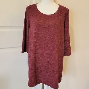 🍃 Catherines womens top shirt sweater tunic Sz 0X